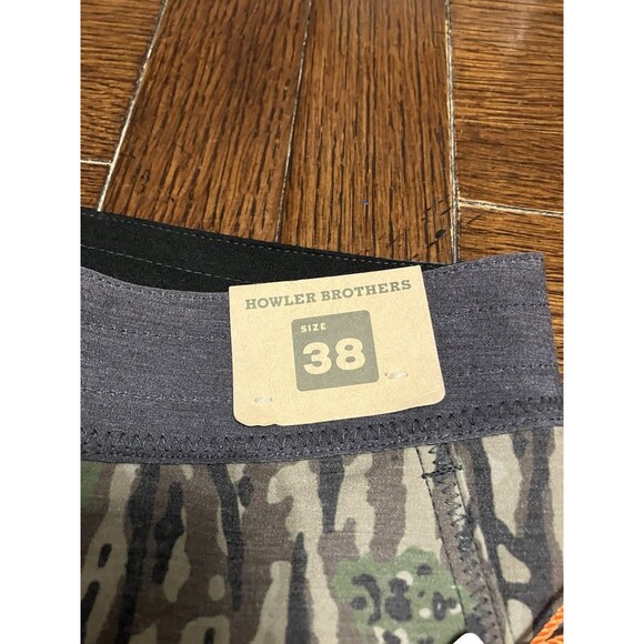 Men’s Howler Brothers Size 38 Bruja Boardshorts Swamp Country Camo NWT - Picture 3 of 5
